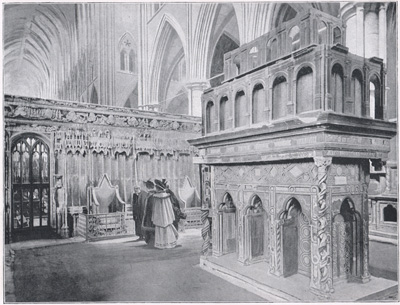 Westminster Abbey: Edward the Confessor's Chapel, with the Shrine